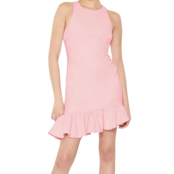 Likely Dress Tina asymmetric ruffle hem minidress size 12 - Picture 1 of 7